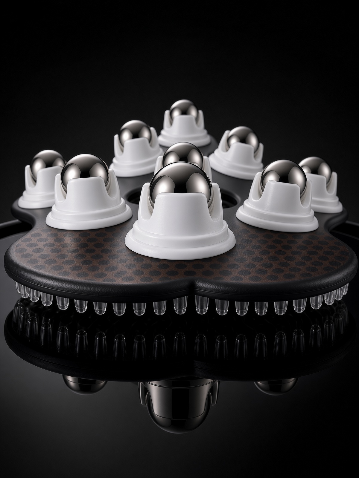 TENSHN Scalp Glove — nine-roller scalp massage device